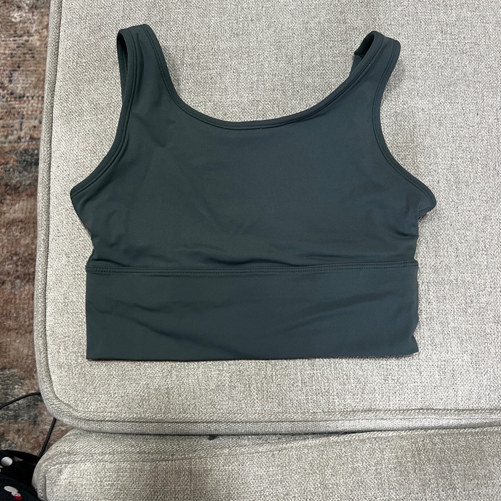 dark teal sports bra